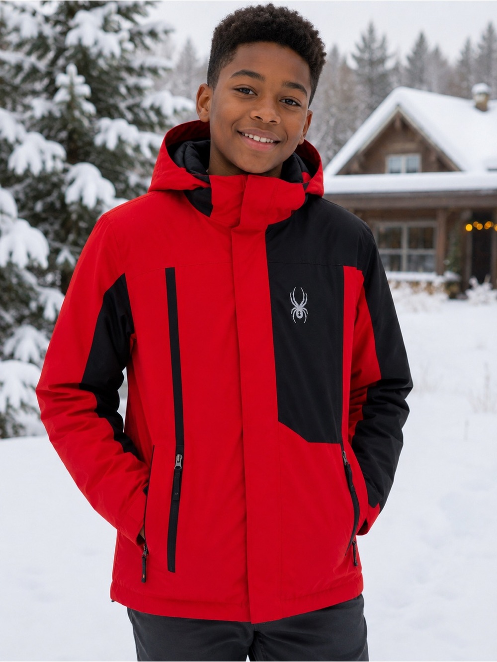 Spyder Ski Snowboard Hooded Jacket 14/16
